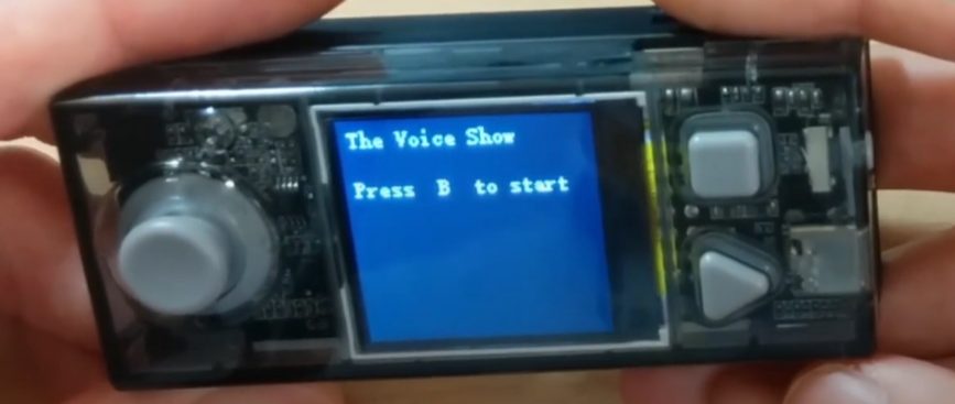 The Voice Showのスタート画面